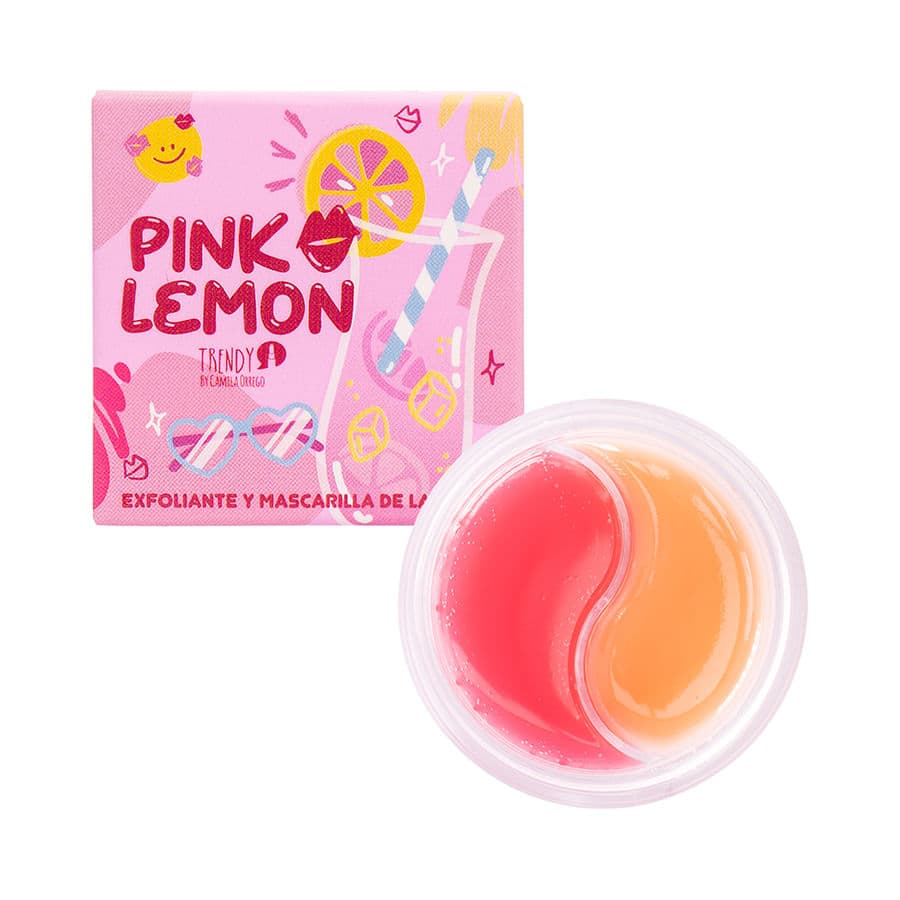 Dúo Exfoliante y Mascarilla de Labios Pink Lemon